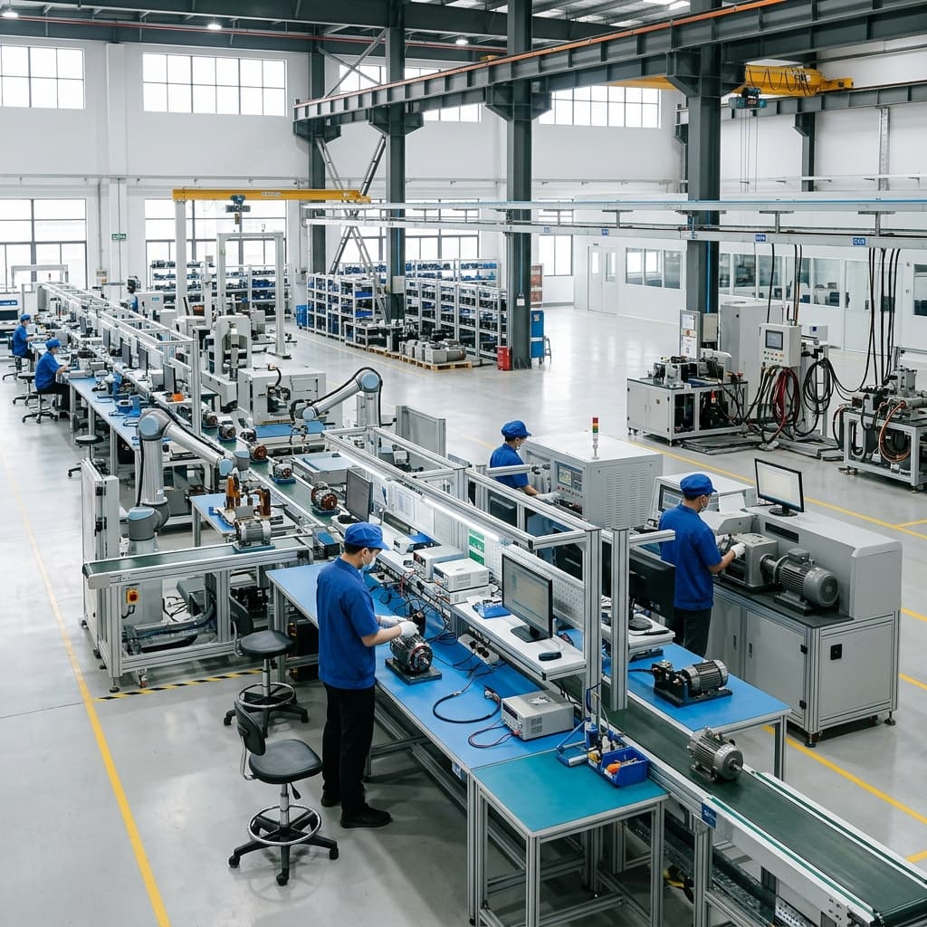Representative assembly context for micro BLDC manufacturing review