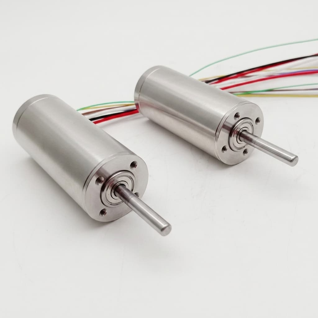Low cogging micro BLDC assembly representative sample